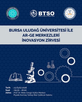 BUÜ ve BTSO iş birliğiyle "Ar-Ge Merkezleri İnovasyon Zirvesi" düzenleniyor