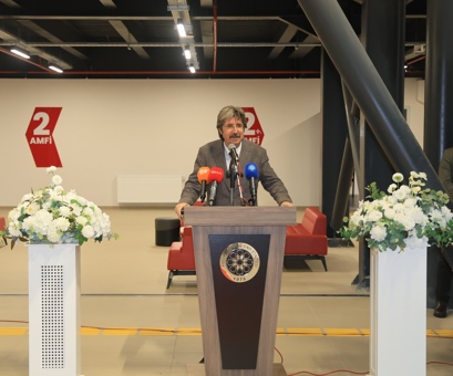 BUÜ’de Merkezi Derslik ve Rektörlük Binası ile Sanat Galerisi’nin açılış töreni yapıldı