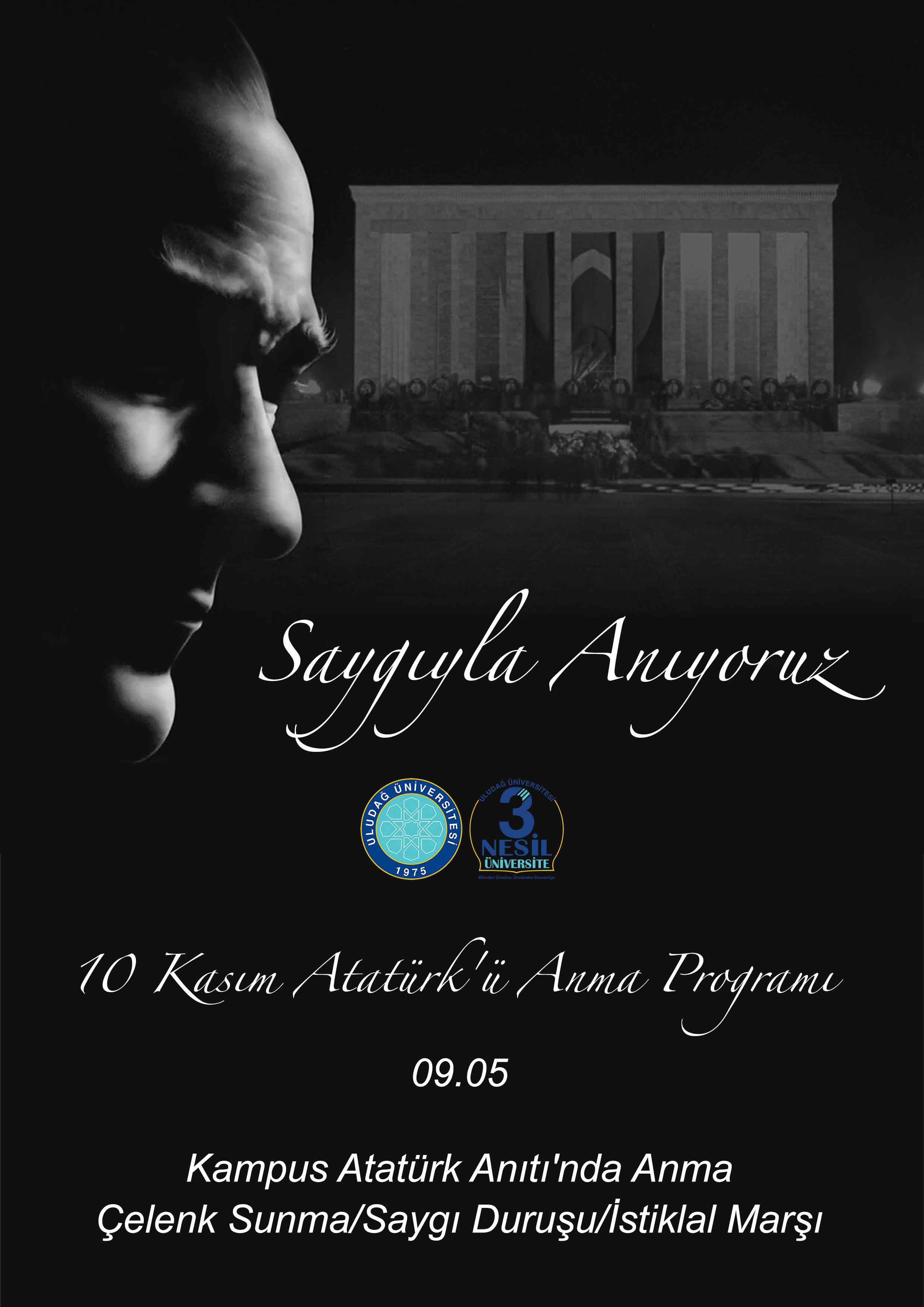 10 kasim ataturk u anma programi