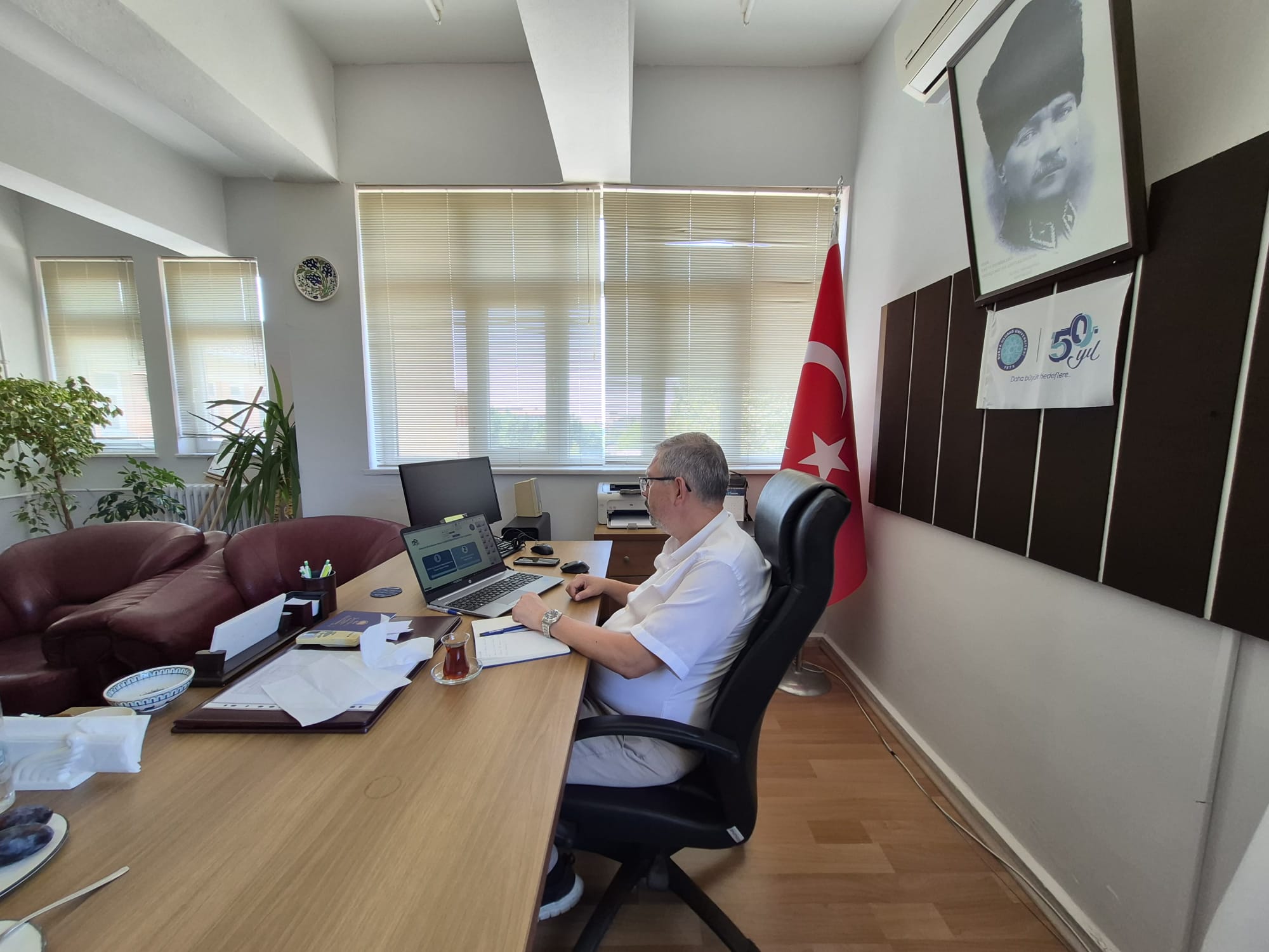 YÜKSEKOKUL OLARAK BİRİM KAMU İÇ KONTROL STANDARTLARI UYUM EYLEM PLANI ÇALIŞMASINA KATILDIK