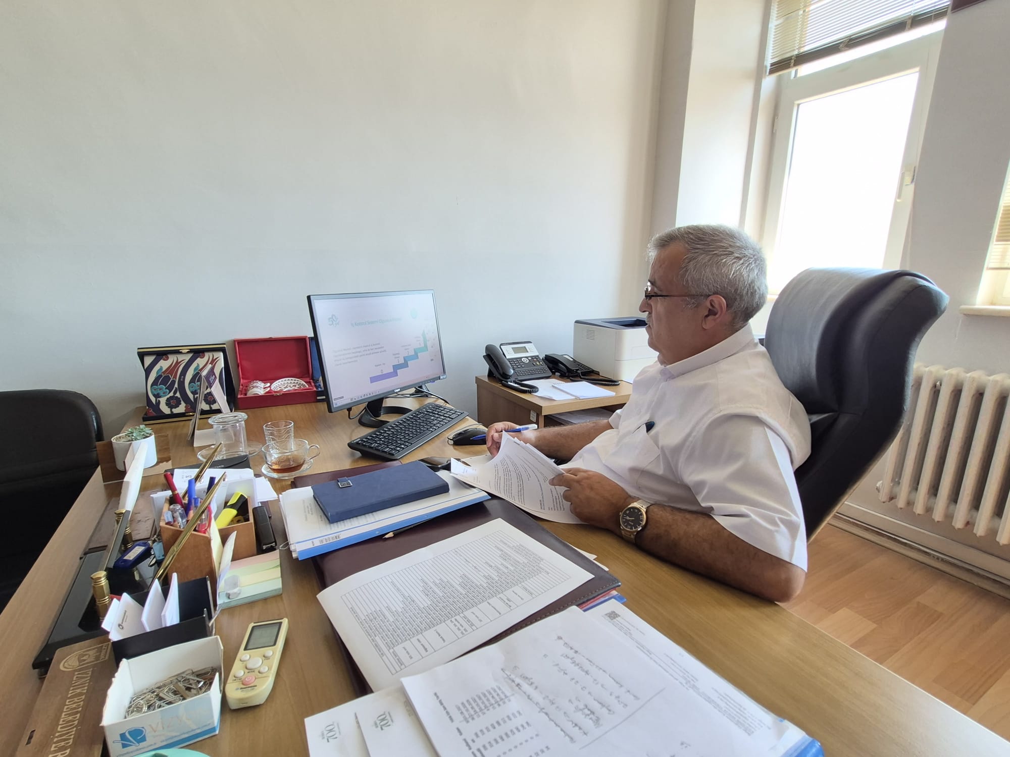 YÜKSEKOKUL OLARAK BİRİM KAMU İÇ KONTROL STANDARTLARI UYUM EYLEM PLANI ÇALIŞMASINA KATILDIK