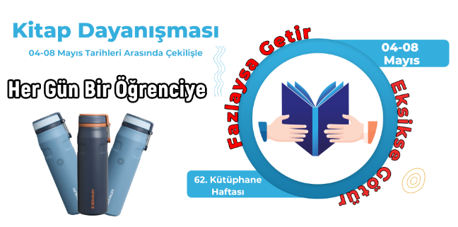 Kitap Dayanışması Etkinliği - Fazlaysa Getir Eksikse Götür