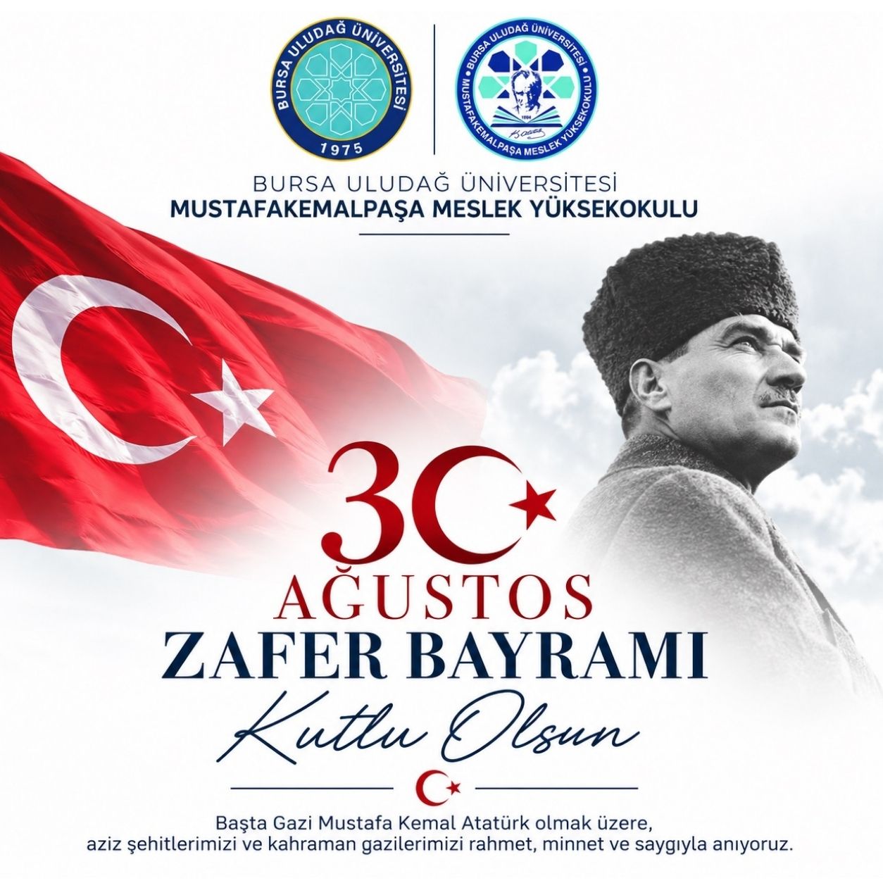 30 Ağustos Zafer Bayramı Kutlu Olsun