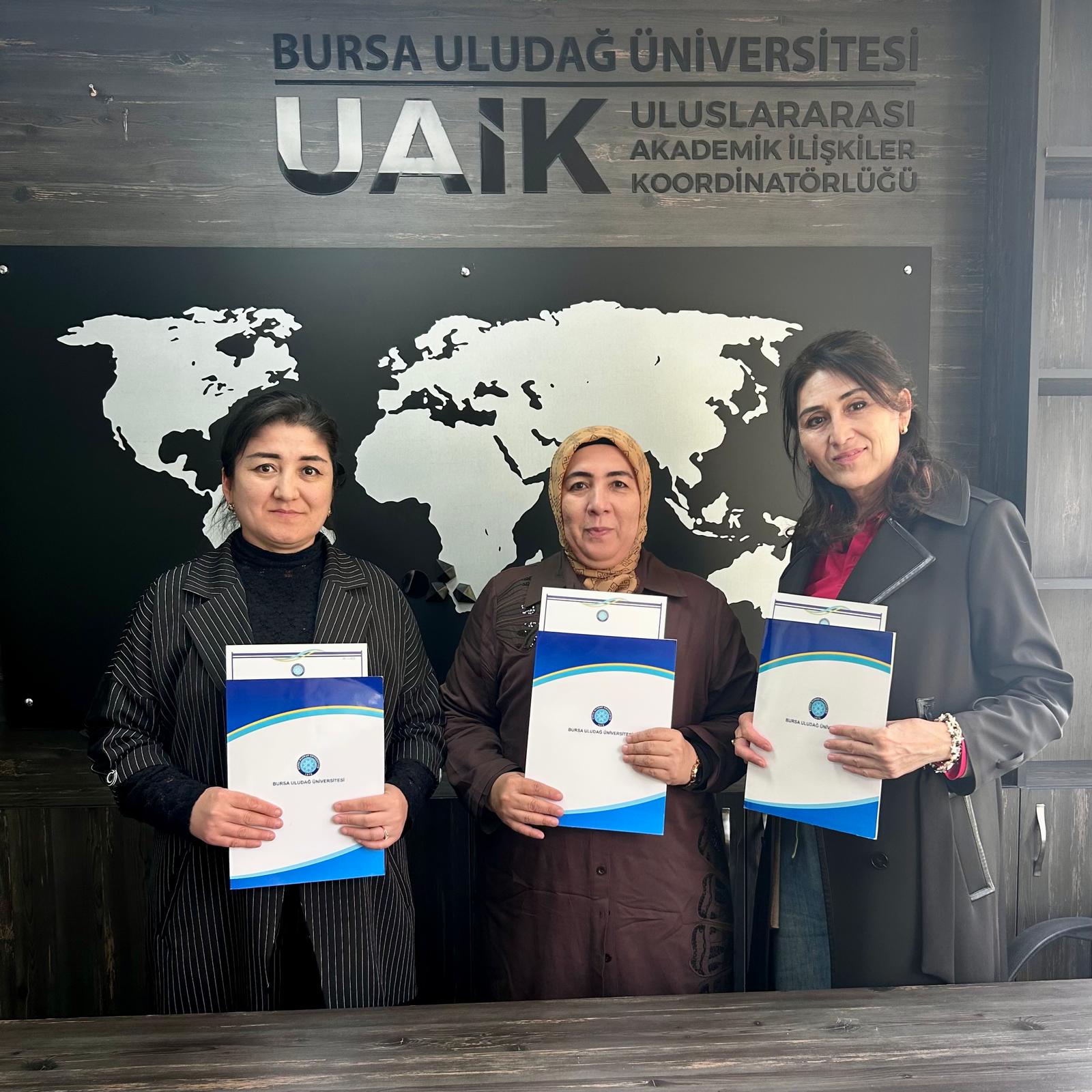 BUU HOSTS UZBEKISTAN KOKAND UNIVERSITY ACADEMICS UNDER THE ORHUN EXCHANGE PROGRAM