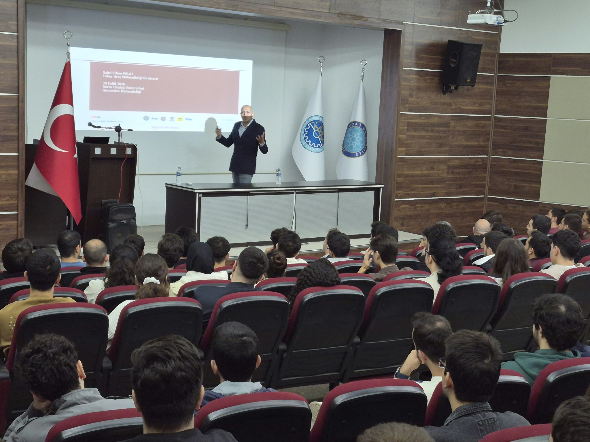 Bursa Uludağ Üniversitesi Mühendislik Fakültesi Otomotiv Mühendisliği Bölümü Açılış Dersini Gerçekleştirdi