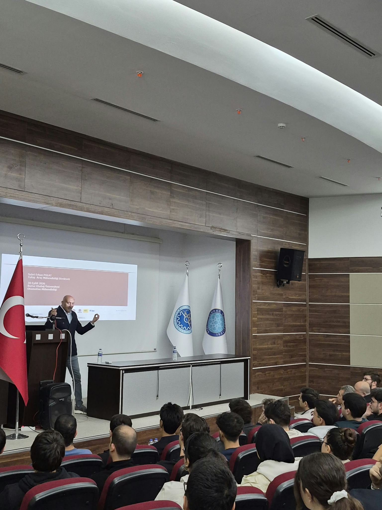 Bursa Uludağ Üniversitesi Mühendislik Fakültesi Otomotiv Mühendisliği Bölümü Açılış Dersini Gerçekleştirdi