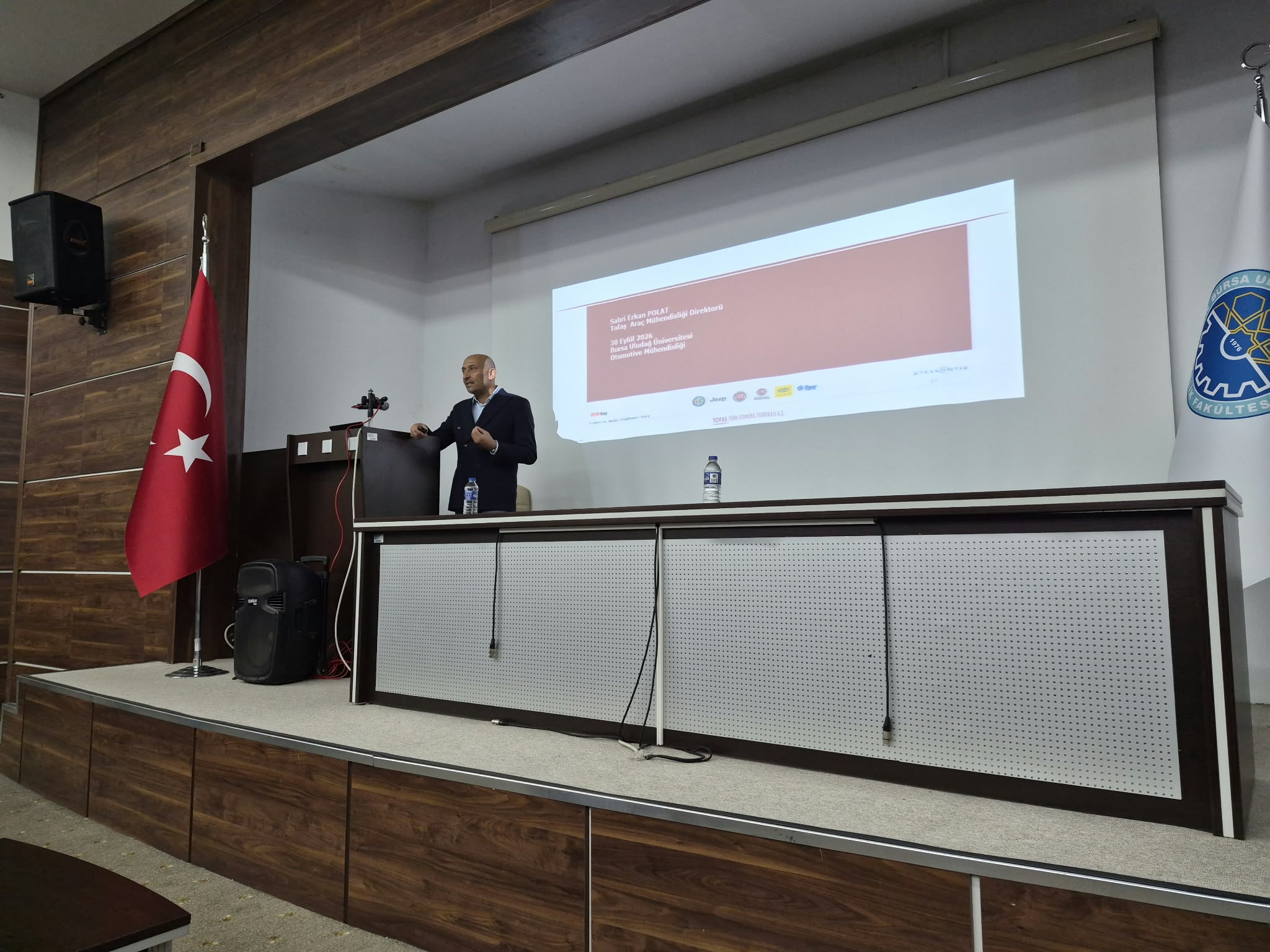 Bursa Uludağ Üniversitesi Mühendislik Fakültesi Otomotiv Mühendisliği Bölümü Açılış Dersini Gerçekleştirdi