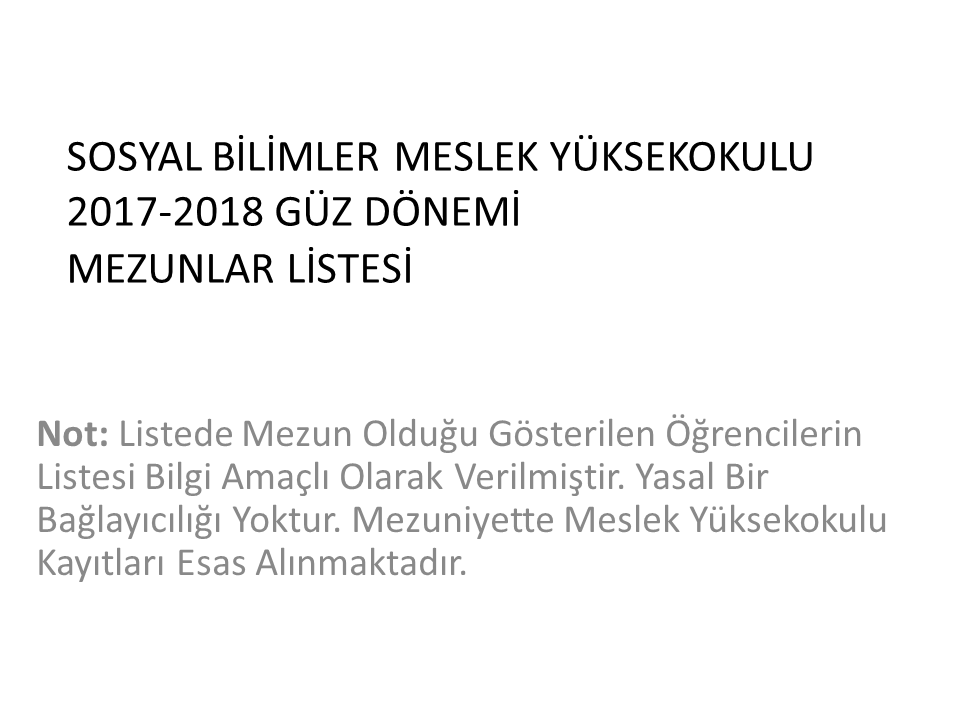 2017 2018 guz diploma toreni ve mezun listesi