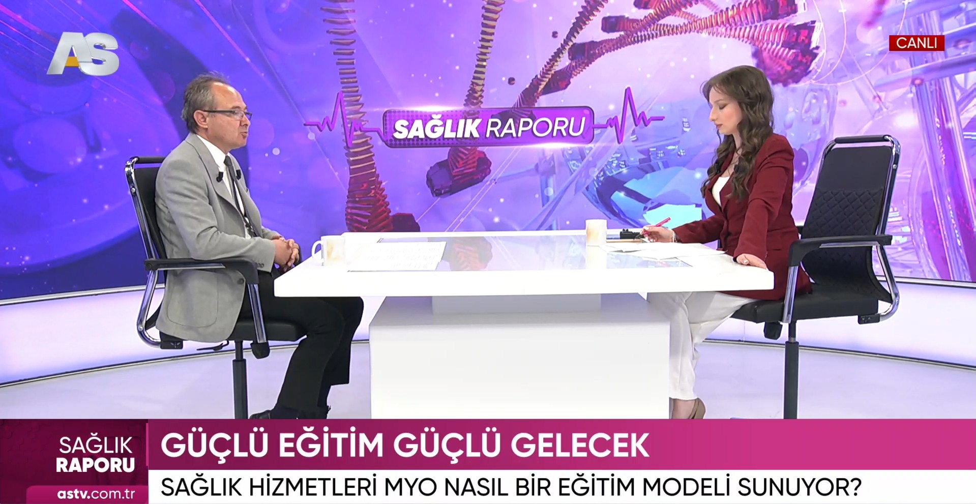 SAĞLIK HİZMETLERİ MESLEK YÜKSEKOKULUMUZ TV’DE TANITILDI