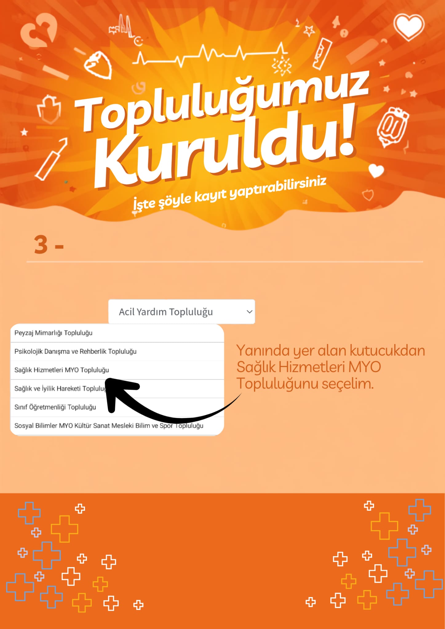 Sağlık Hizmetleri MYO Topluluğu Kuruldu...