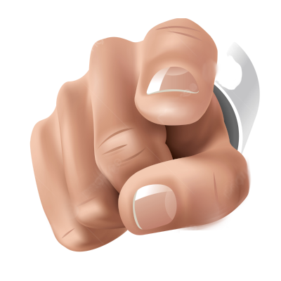 Seni arıyoruz - parmakla işaret eden görsel