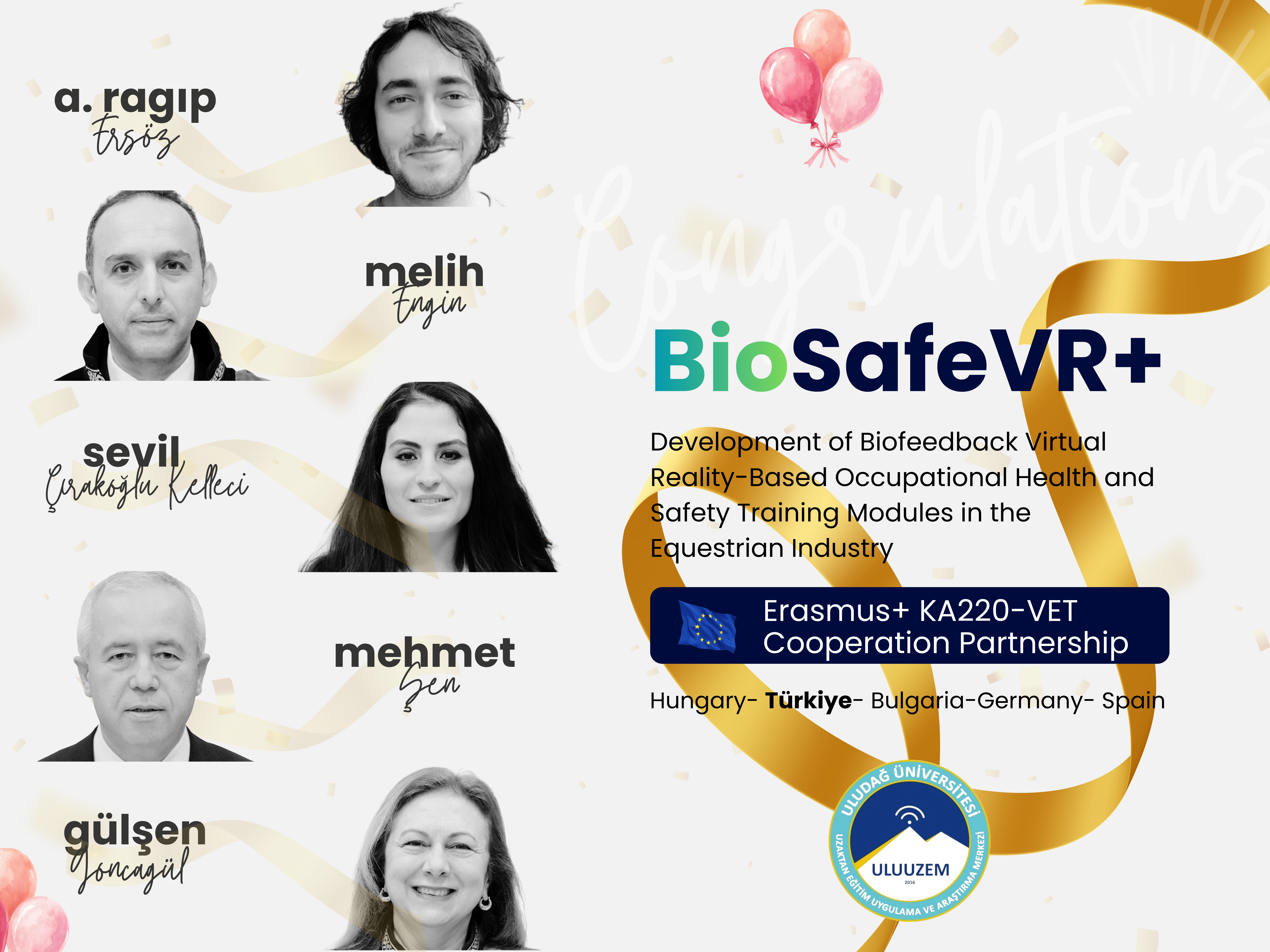 ULUUZEM’den Bir Avrupa Birliği Başarısı Daha: Bio-SafeVR+ Projesi Kabul Edildi!