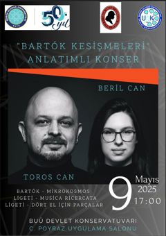 BUÜ Devlet Konservatuvarı "Bartok Kesişmeleri" Anlatımlı Konser