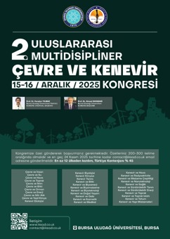 2. Multidisipliner Çevre ve Kenevir Kongresi