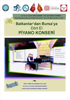 Balkan'lardan Bursa'ya Dört El Piyano Konseri