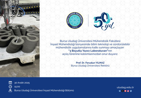 3 Boyutlu Yazıcı Laboratuvarı Açılış Töreni