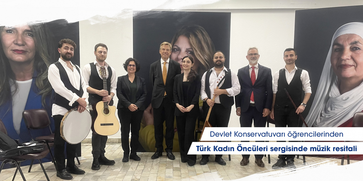 Devlet Konservatuvarı öğrencilerinden Türk Kadın Öncüleri sergisinde müzik resitali