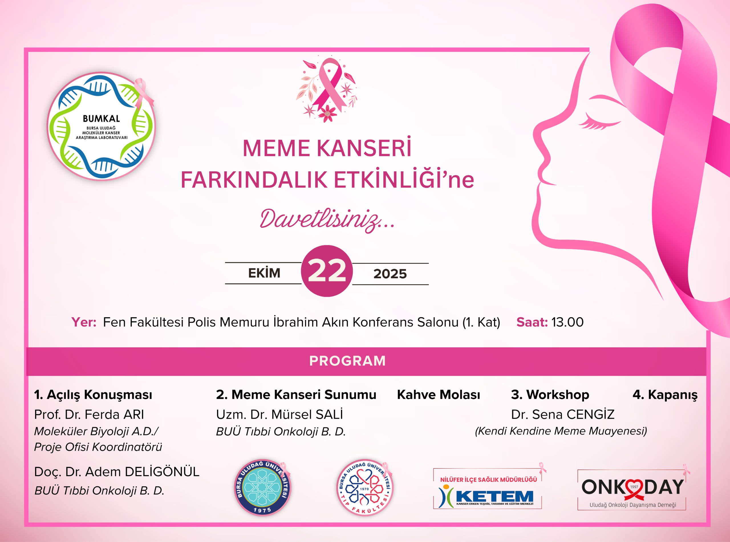 Çeşitli seminerler ve workshopların olduğu kapsamlı etkinlik