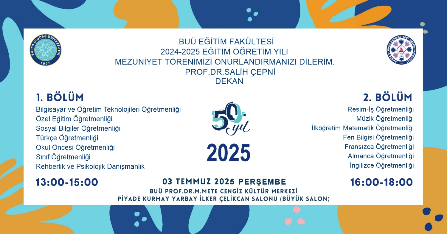 2025 Mezuniyet Töreni