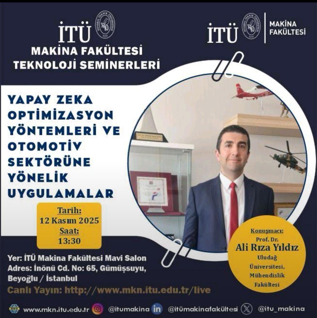 Yapay Zeka Optimizasyon Yöntemleri ve Otomotiv Sektörüne Yönelik Uygulamalar