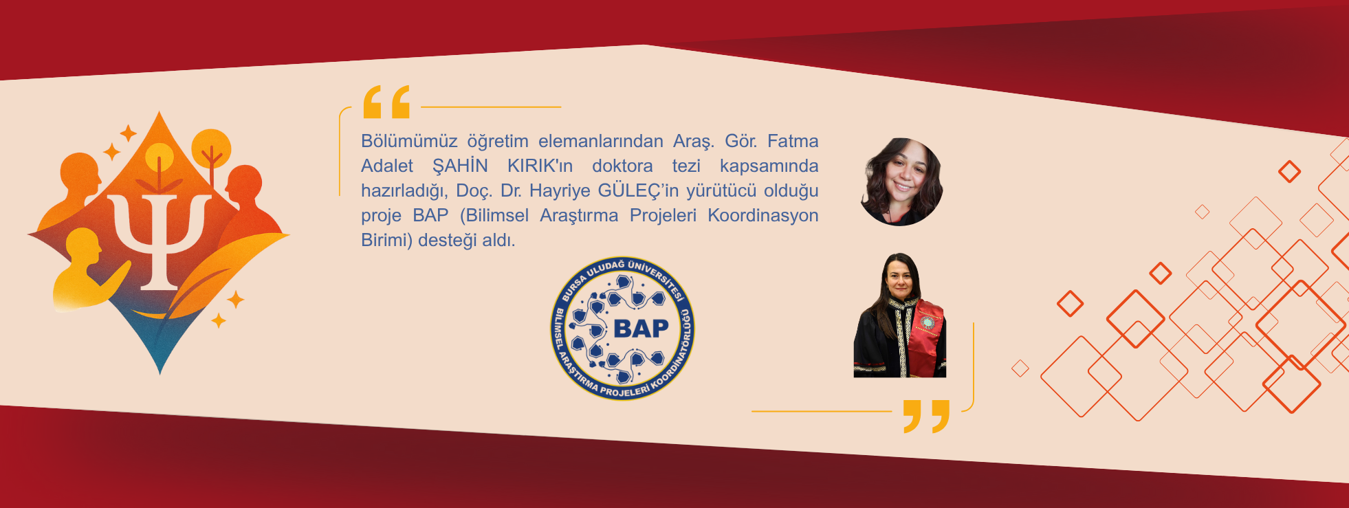 AKADEMİSYENİMİZDEN BAP BAŞARISI