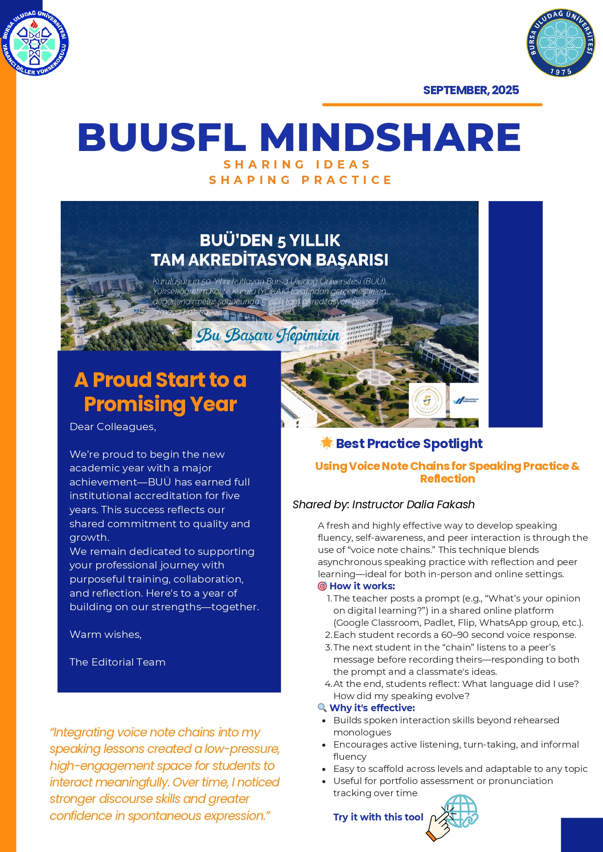 BUUSFL CPDU Monthly Newsletter - September 2025 